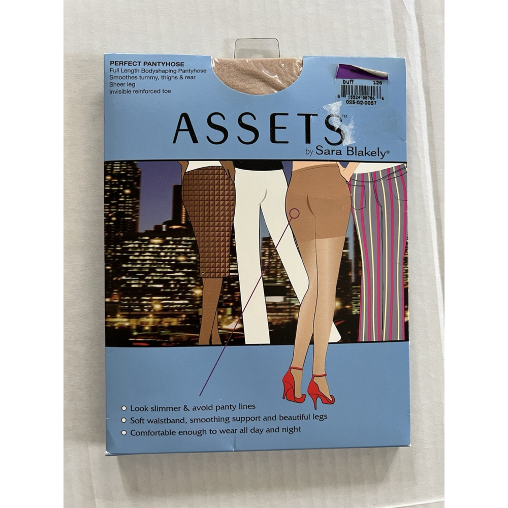 NEW Assets by Spanx Sara Blakely Fabulous Bodyshaping Sheer Pantyhose Buff 5